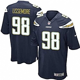 Nike Men & Women & Youth Chargers #98 Lissemore Navy Blue Team Color Game Jersey